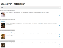 Tablet Screenshot of dallasbirthphotography.com